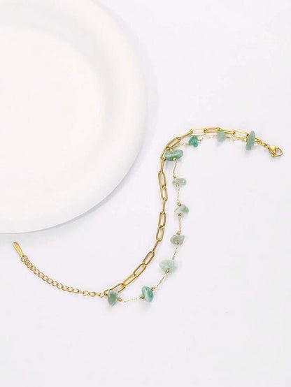 Classic Gem Layered Bracelet