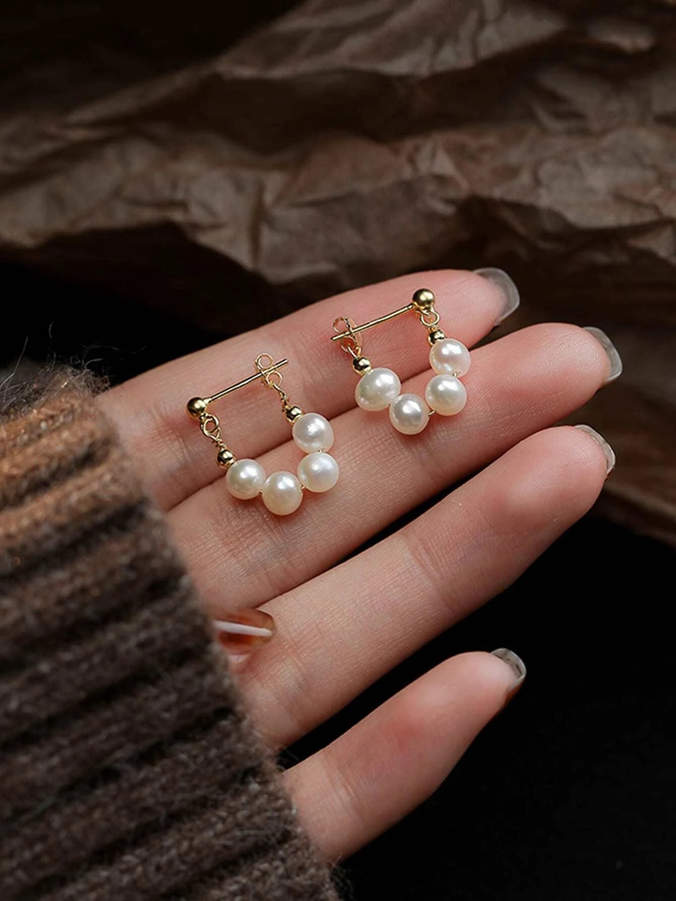 Adina Pearl Drop Earrings