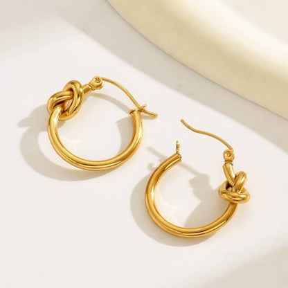 Fay Geometric Hoop Earrings