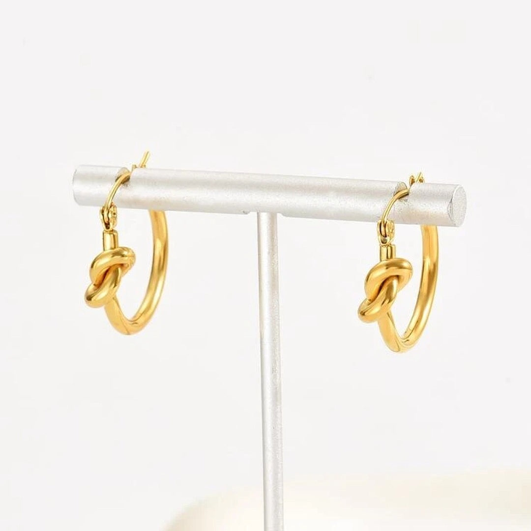 Fay Geometric Hoop Earrings