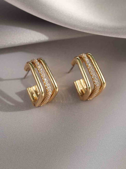 CZ Genevieve Elegant Earrings