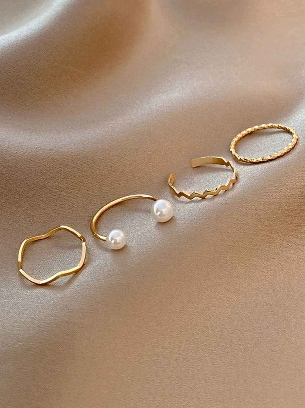 4 Pc Set Minimalist Design Ring