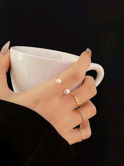 4 Pc Set Minimalist Design Ring