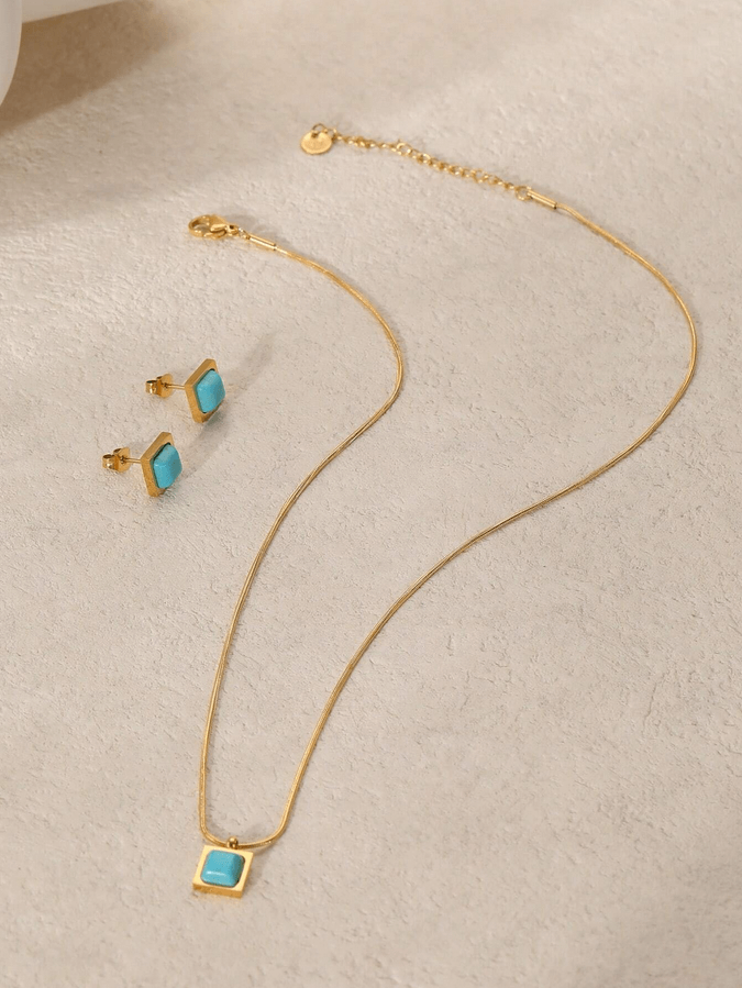 Eliana Necklace And Earrings Set