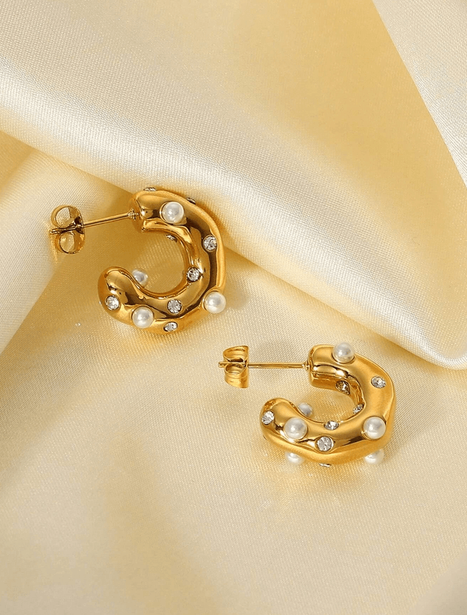 Danica Elegant Hoop Earrings