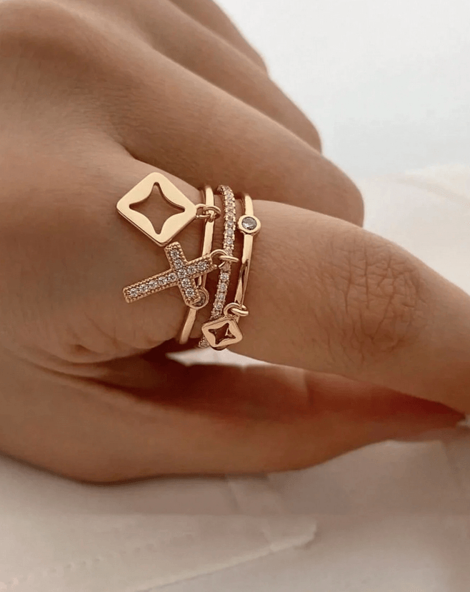 Theodora Multi Layer Premium Ring