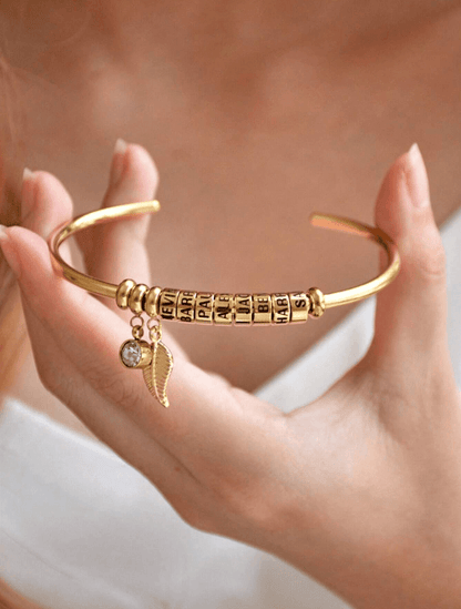 Personalized Engraved Bangle Bracelet