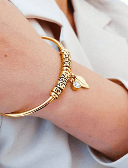 Personalized Engraved Bangle Bracelet