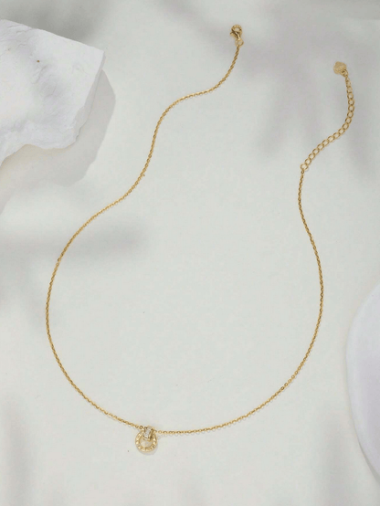 925 Sterling Silver Abbie Necklace-18k Vermeil Gold Plated