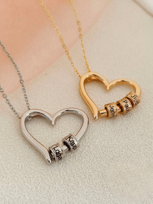 Personalized Engaved Family Name Necklace