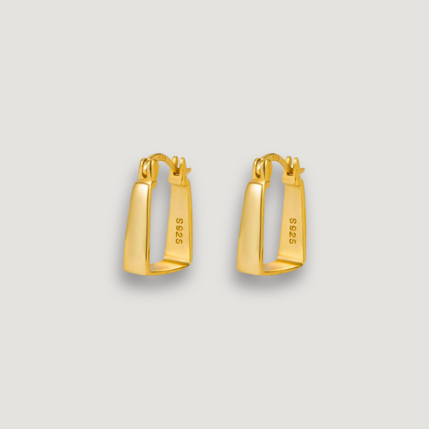 925 Sterling Silver Eleonor Earrings-18k Vermeil Gold Plated