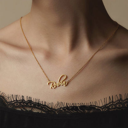 Personalized Scriptina Name Necklace