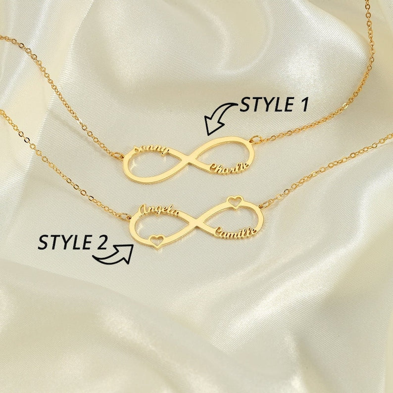 Personalized Infinity Name Necklace