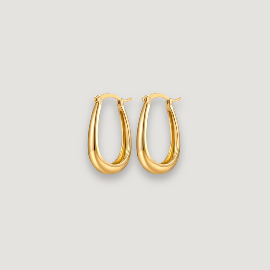 925 Sterling Silver Margaux Earrings-18k Vermeil Gold Plated