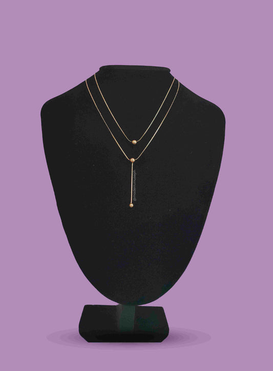 Amora Elegant Layered Necklace - 18k Vermeil Gold Plated