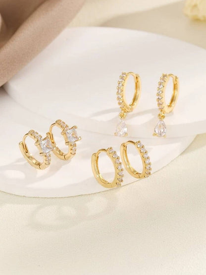 Vera Dainty 3 Pairs Set Earrings